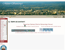 Tablet Screenshot of meteosantanyi.com